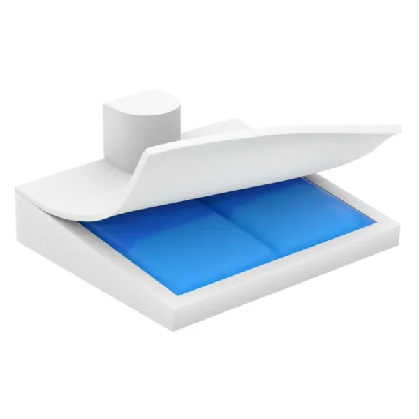 Ever-Soft Pommel Wedge Gel-Foam Cushion - 20 x 16 x 4 x 2in - Image 2