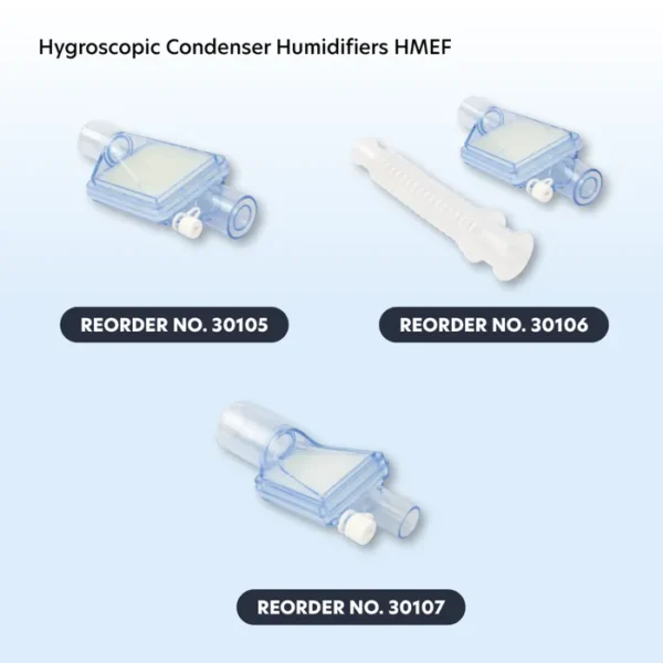 Hygroscopic Condenser Humidifier HMEF 600 - B/V Filter & CO2 Port - Image 2