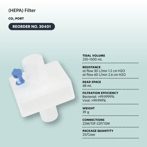 A universal respiratory with HEPA Filter