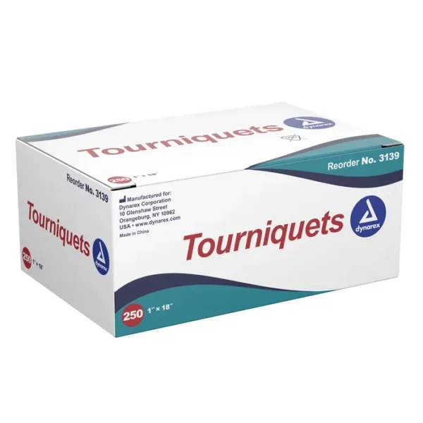 Tourniquets Latex Free - 1" x 18" Blue - Image 2