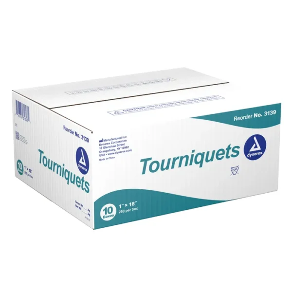 Tourniquets Latex Free - 1" x 18" Blue - Image 3