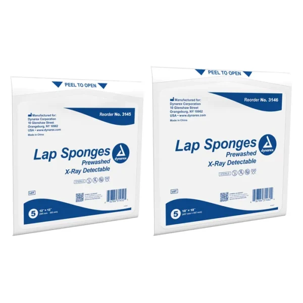 Lap Sponge, Sterile, Pre-washed  12x12