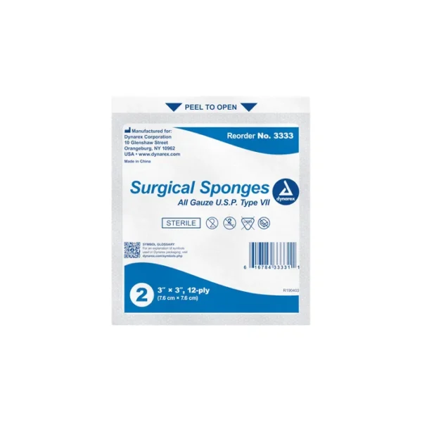 Surgical Gauze Sponge Sterile 10's 4"x 4" 12 Ply - Image 3