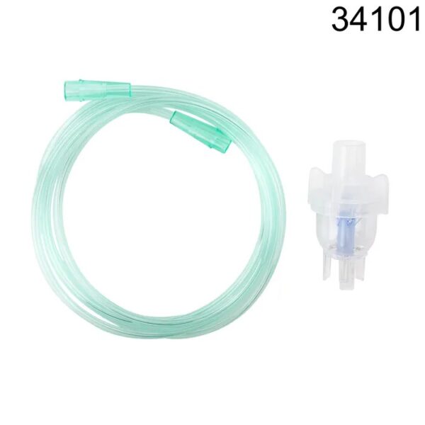 SMALL VOLUME NEBULIZER 6 CC CUPS W/ 7FT TUBING, UNIVERSAL CONNECTOR AND AEROSOL ELONGATED MASK – PEDIATRIC