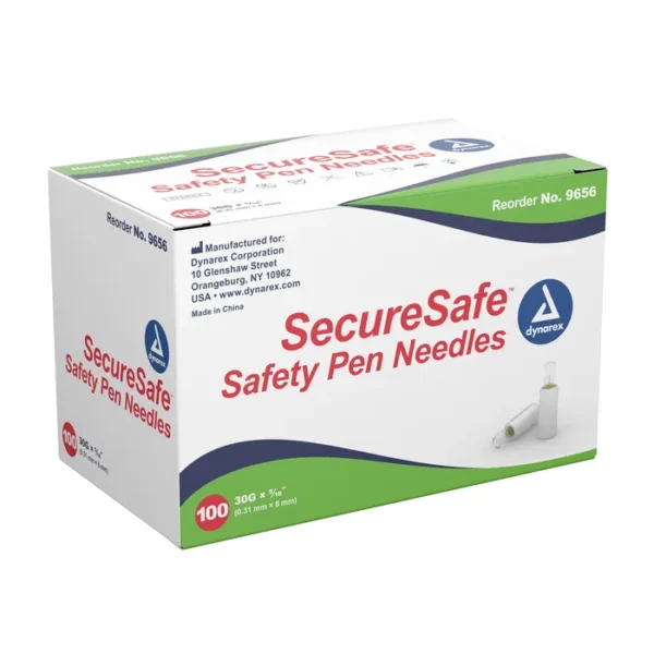 SecureSafe Safety Pen Needle 30G - 8mm