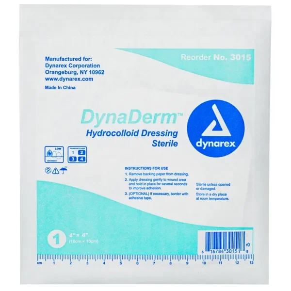 DynaDerm Hydrocolloid Dressing - Sacral - 6"x7" - Image 5