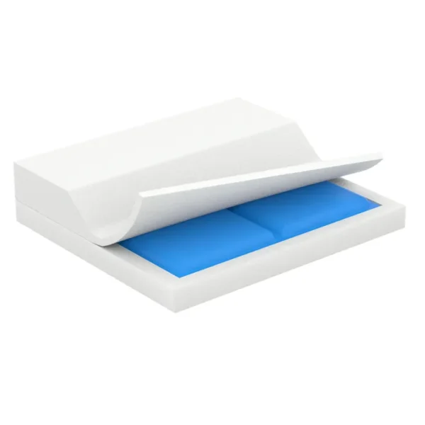 Ever-Soft Anti Thrust Wedge Gel-Foam Cushion - 18 x 16 x 4 x 2in - Image 2