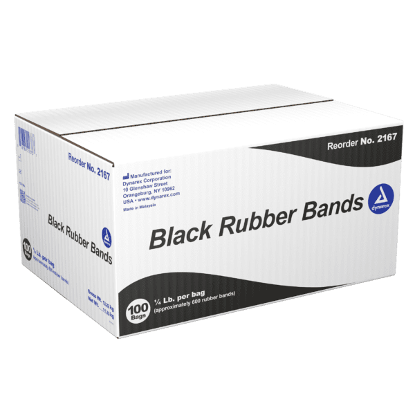 Black Rubber Bands 0.25 lb. bag - Image 2