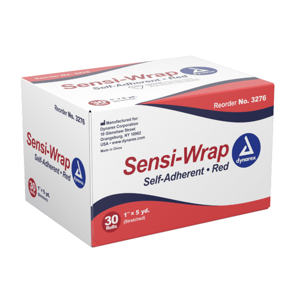 Sensi Wrap, Self-Adherent 1" x 5 yds Red - Image 3