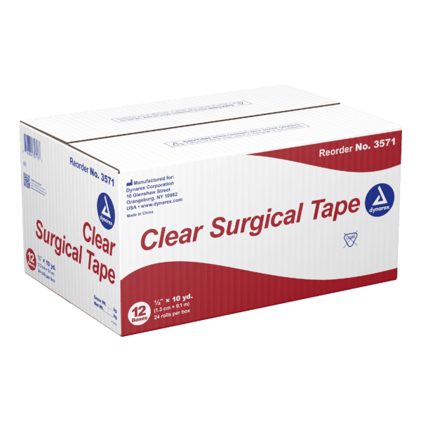 Surgical Tape Transparent 1/2"x10 Yds - Image 4