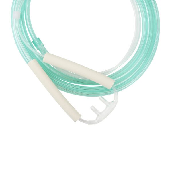 Nasal Oxygen Cannula – Cushion Tip w/ Advantage Ear Foam and 7ft (2.1 m) Tubing with Standard Connector – Adult - Image 5