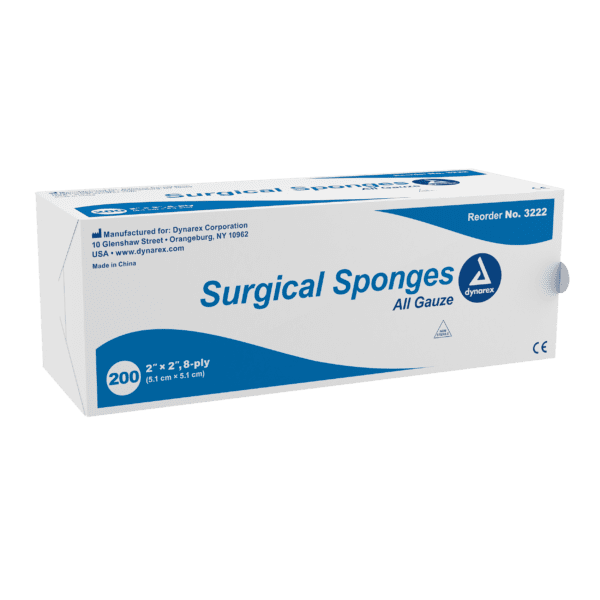 Surgical Gauze Sponge 2"x 2" 8 Ply