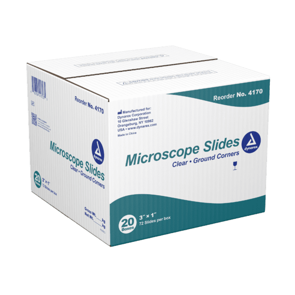 Microscope Slides, Clear, corner grounded 3" x 1" x 1mm - Image 2