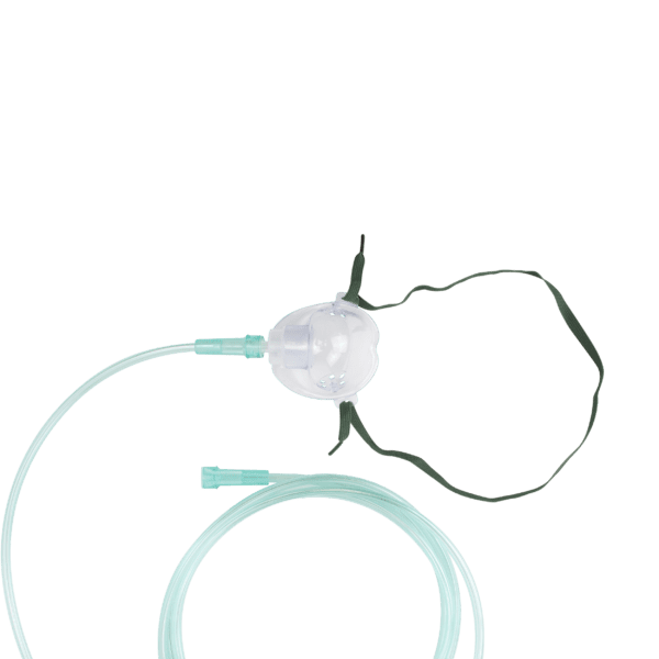 Standard Oxygen Mask – Medium-Concentration w/ 7 ft (2.1 m) Tubing with Standard Connector – Infant