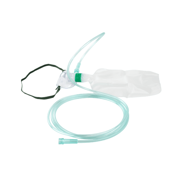 Non-Rebreather Standard Mask w/ 7ft. (2.1 m) Tubing with Standard Connector, and 600 mL Reservoir Bag – Infant - Image 3