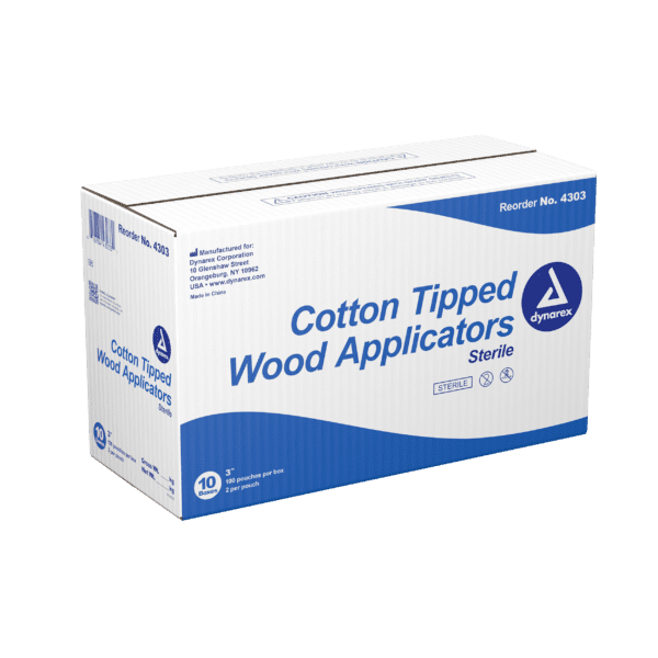 Cotton Tipped Wood Applicators Sterile 3" - Image 4