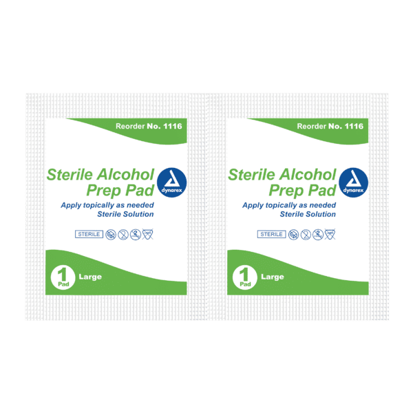 Alcohol Prep Pad Sterile, Large - Image 2