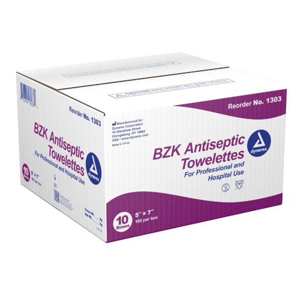 BZK Antiseptic Towelettes, 5" x 7" - Image 2