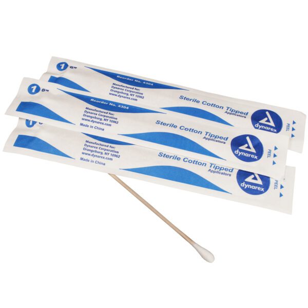 Cotton Tipped Wood Applicators Sterile 6"