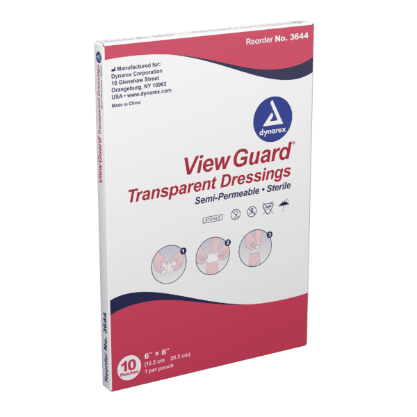 View Guard Transparent Dressings Sterile 6" x 8"