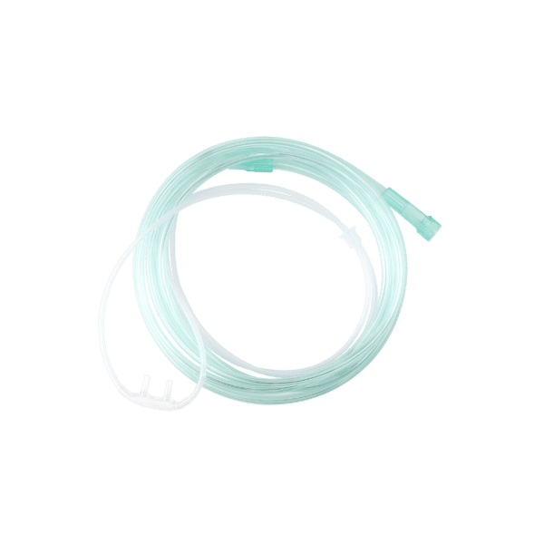 Nasal Oxygen Cannula – Cushion Tip w/ 7ft (2.1m) Tubing with Standard Connector – Pediatric