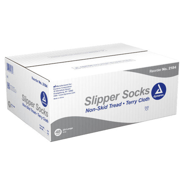 Single-Sided Slipper Socks - 2XL, Grey - Image 2