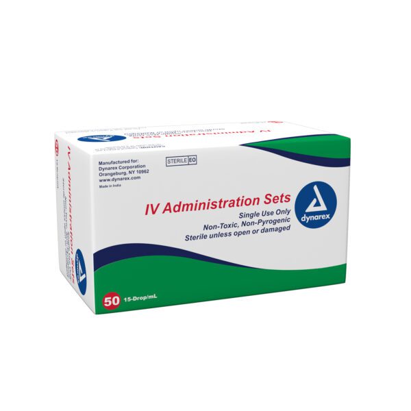 IV Administration set - 15 drop, 92" - 2 Injection Sites