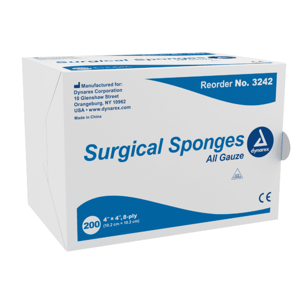 Surgical Gauze Sponge 4"x 4" 8 Ply