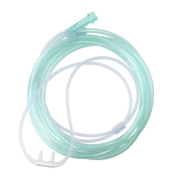 Nasal Oxygen High-Flow Cannula – Cushion Tip w/ 7ft (2.1 m) Tubing with Standard Connector – Adult - Image 2