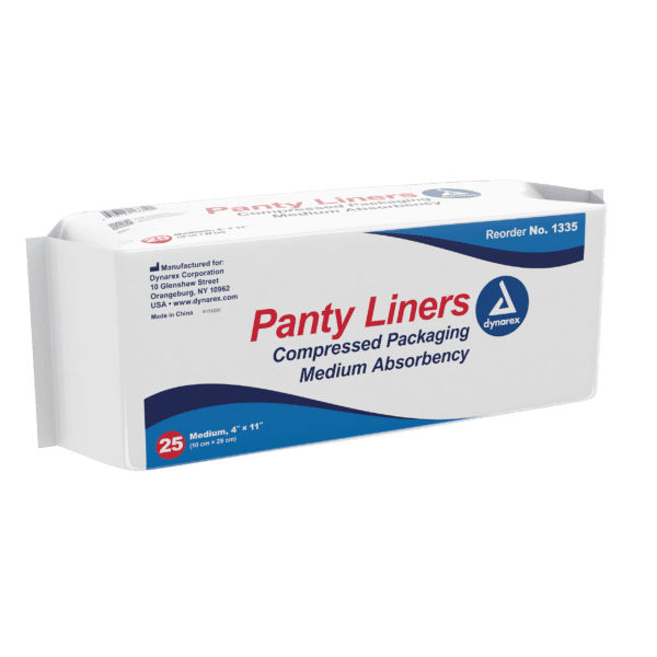 Panty Liners, Sq End w/Adhesive Tab 4" x 11" (21 g) - Image 2