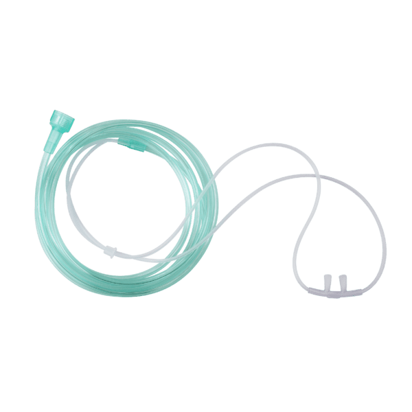 Nasal Oxygen Cannula – Cushion Tip w/ 50ft (15.24m) Tubing with Universal Connector – Adult - Image 3