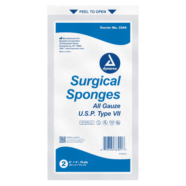 Surgical Gauze Sponge Sterile 2's 8"x 4" 12 Ply - Image 3