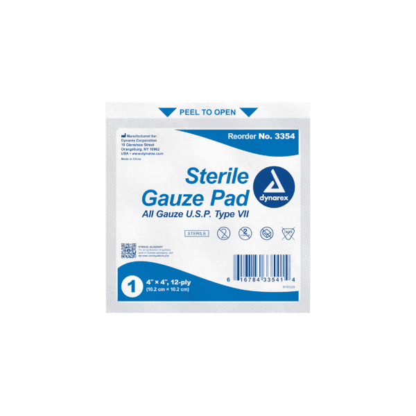 Gauze Pad Sterile 1's 4"x 4" 12 Ply - Image 2