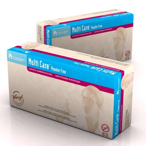 Multi Care Vinyl Exam Gloves- Powder-Free - XL