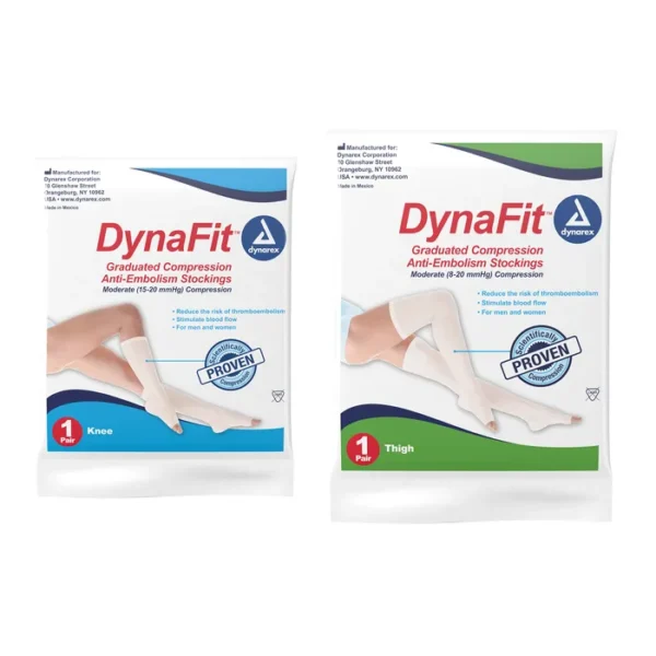 DynaFit Compression Stockings, Knee - Medium, Regular - Image 4