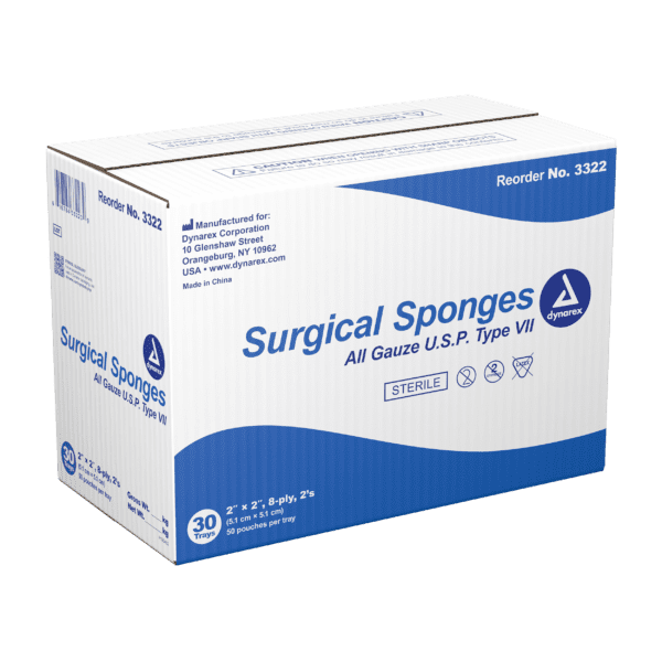 Surgical Gauze Sponge Sterile 2's 2"x 2"  8 Ply - Image 4