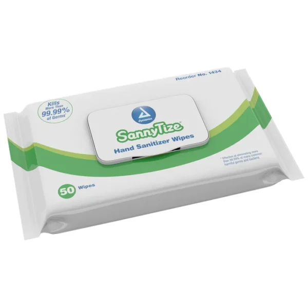 SannyTize Hand Sanitizer Wipes - 50 wipes/soft pack - Image 7