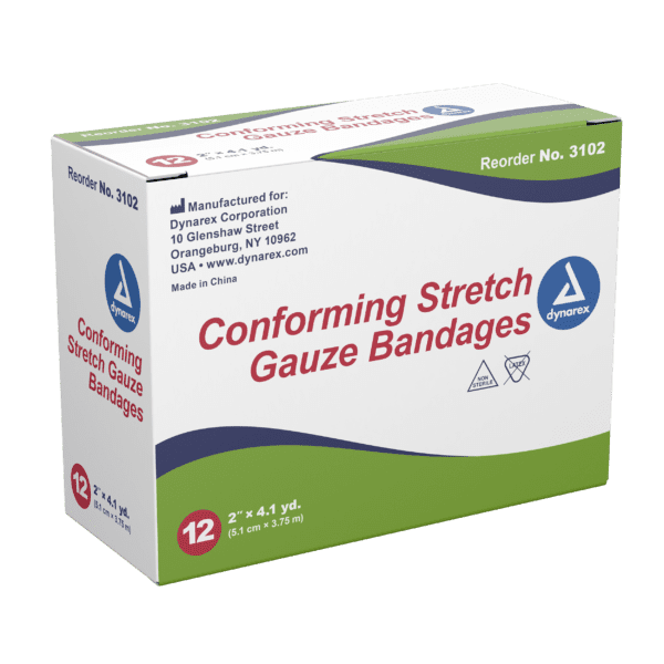 Stretch Gauze Bandage Roll - 2", Non-sterile - Image 3