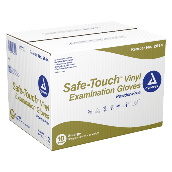 Safe-Touch Vinyl Exam Gloves- Powder-Free - XL - Image 7