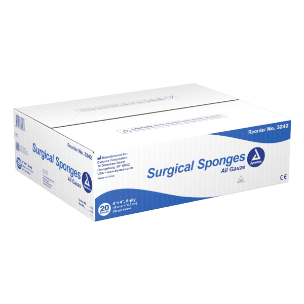 Surgical Gauze Sponge 4"x 4" 8 Ply - Image 2