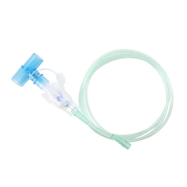 Small Volume Nebulizer 6 cc Cups w/ 7ft Tubing, Standard Connector, and Spring Loaded T 22mm ID × 22mm OD - Image 4