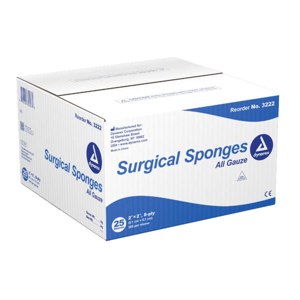 Surgical Gauze Sponge 2"x 2" 8 Ply - Image 2