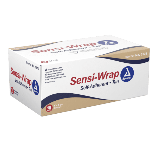 Sensi Wrap, Self-Adherent 4" x 5 yds Tan - Image 3