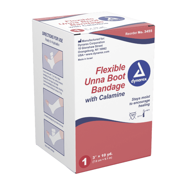 Unna Boot Bandages With Calamine 3" x 10 yds