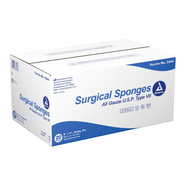 Surgical Gauze Sponge Sterile 2's 8"x 4" 12 Ply - Image 4