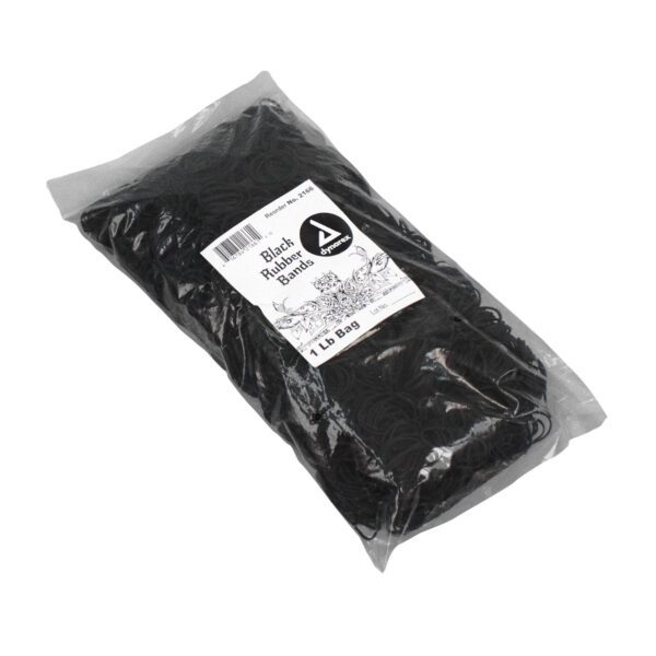 Black Rubber Bands 1lb bag / 2,312 pcs