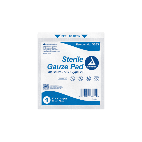 Gauze Pad Sterile 1's 3"x 3" 12 Ply - Image 3