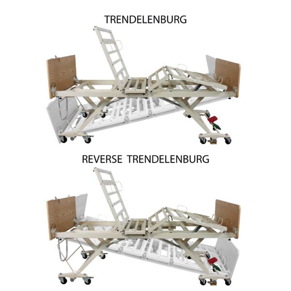 Bariatric Long-Term Care Bed - DB300, 5 Function Low Bed, Expands to 48" - Image 5