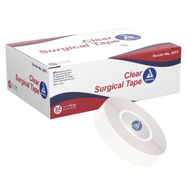 Surgical Tape Transparent 1/2"x10 Yds