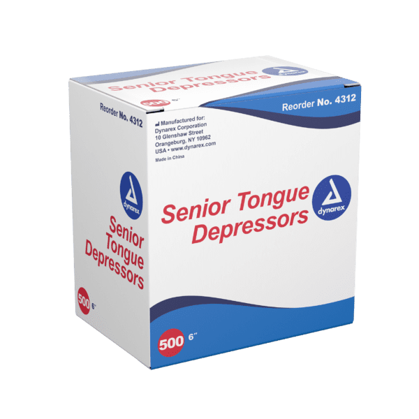 Tongue Depressors Wood, Non-sterile Senior 6" - Image 3